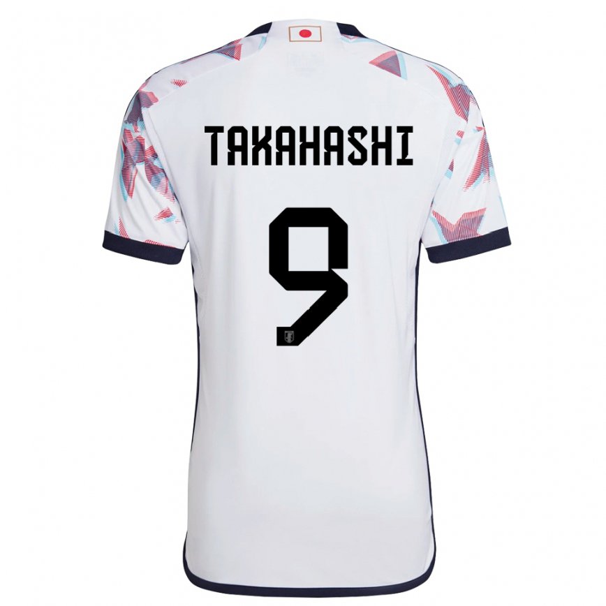 Dame Japans Hikaru Takahashi #9 Hvit Bortetrøye Drakt Trøye 22-24 Skjorter