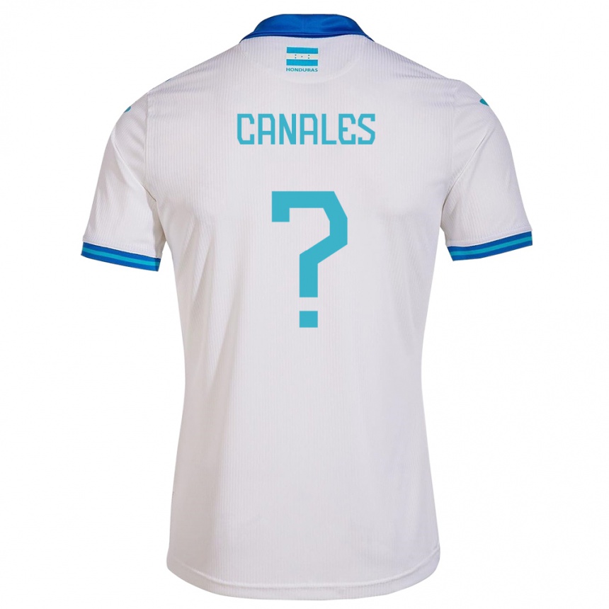 Barn Fotball Honduras Cristian Canales #0 Hvit Hjemmetrøye Drakt Trøye 24-26 Skjorter