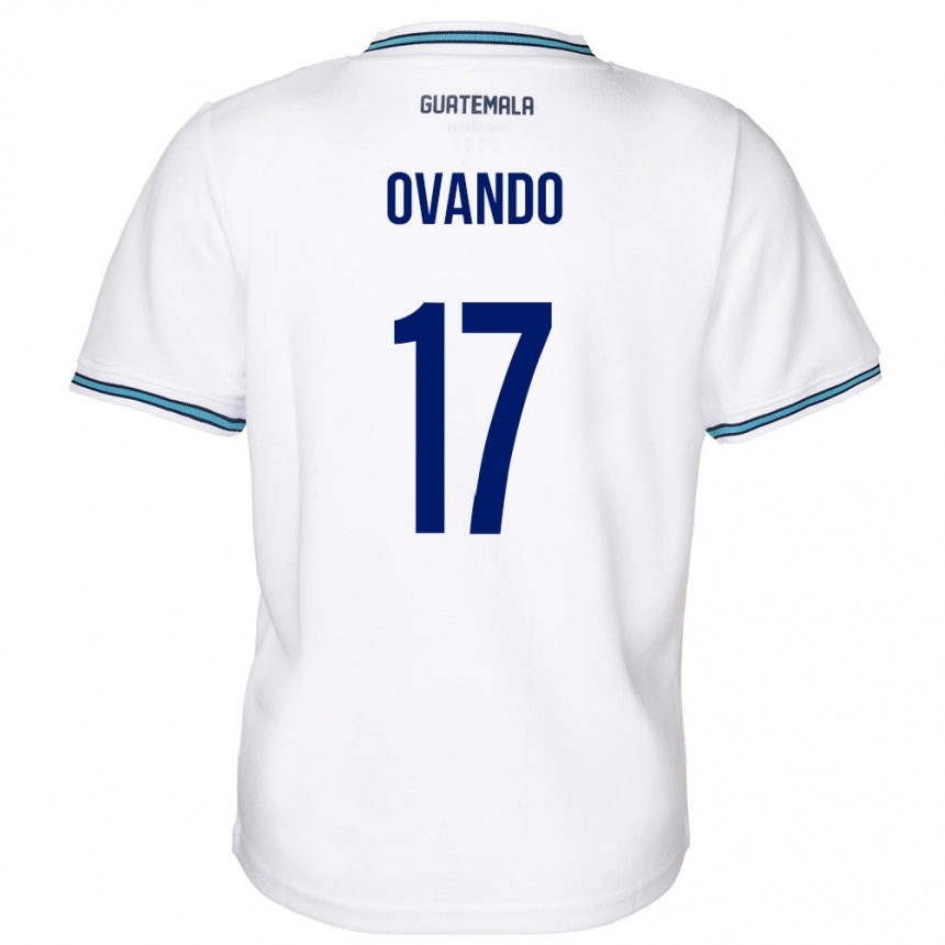 Mann Fotball Guatemala Sandra Ovando #17 Hvit Hjemmetrøye Drakt Trøye 24-26 Skjorter