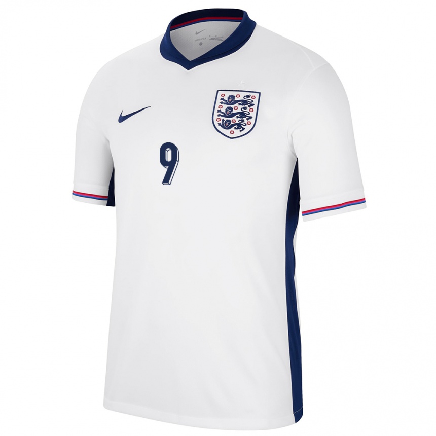 Dame Fotball England Oakley Cannonier #9 Hvit Hjemmetrøye Drakt Trøye 24-26 Skjorter